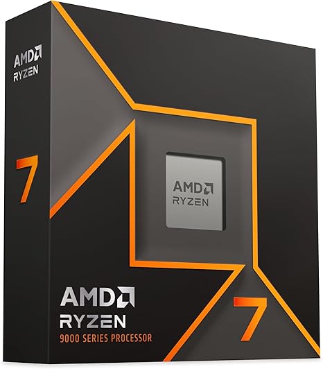AMD Ryzen™ 7 9700X 8-Core, 16-Thread Unlocked Desktop Processor